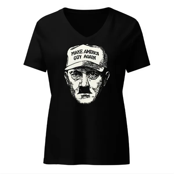 MAGA - Hitler - Ladies • T-shirt • V-neck • Basic