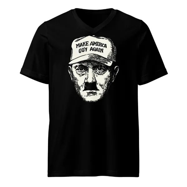 MAGA - Hitler - Mens • T-shirt • V-neck • Basic