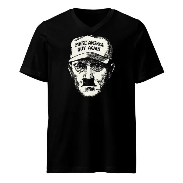 MAGA - Hitler - Mens • T-shirt • V-neck • Premium