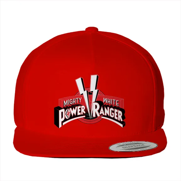 Mighty White Power Ranger - Swastika - Hat • Cotton Twill - Image 3