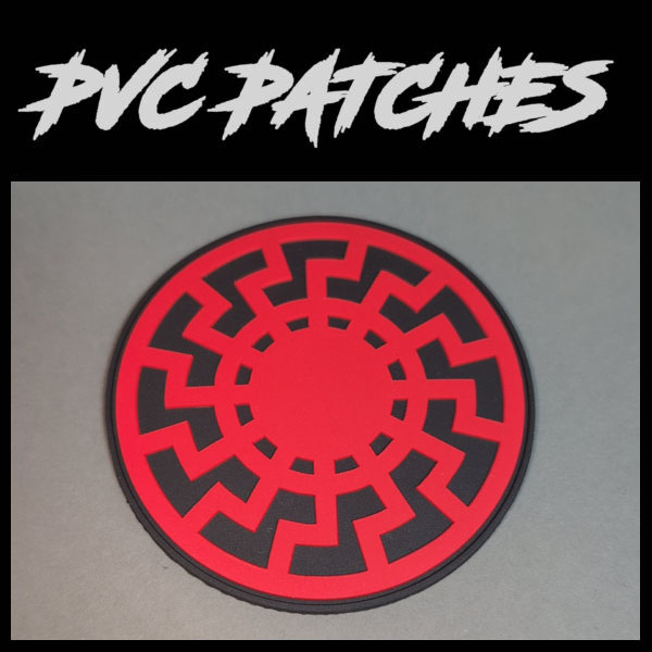 Red Sonnenrad • PVC Patch