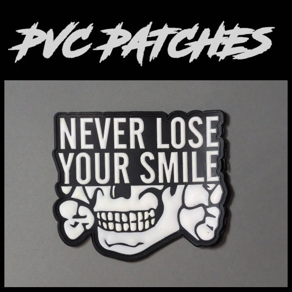 Never Lose Your Smile Totenkopf • PVC Patch