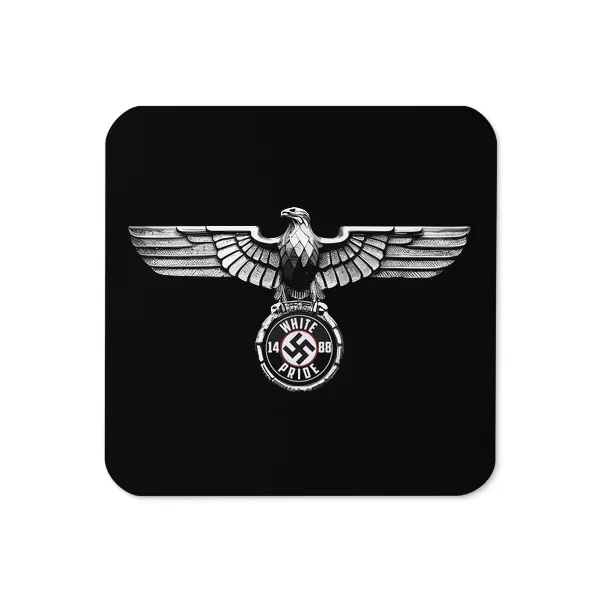 NSDAP War Eagle 1488 Swastika - Coaster
