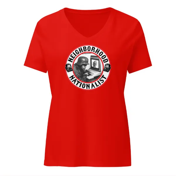 Neighborhood Nationalists - Ladies • T-shirt • V-neck • Basic - Image 3