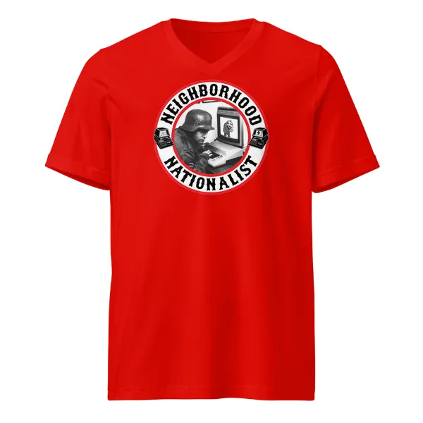 Neighborhood Nationalists - Mens • T-shirt • V-neck • Basic - Image 3