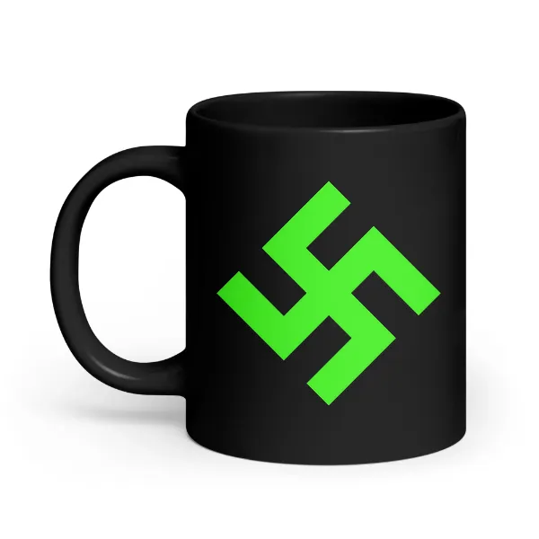 Neon Green Swasika - Coffee Mug