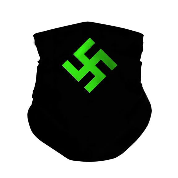 Neon Green Swasika - Gaiter Mask