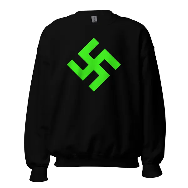 Neon Green Swasika - Mens • Sweater • Basic