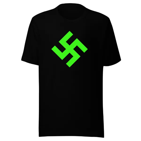 Neon Green Swasika - Mens • T-shirt • Crew • Premium