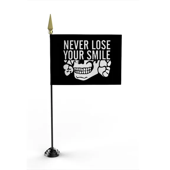 Never Lose Your Smile - Flag • Mini