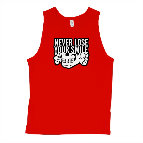 Never Lose Your Smile - Mens • Tank Top • Basic - Image 3