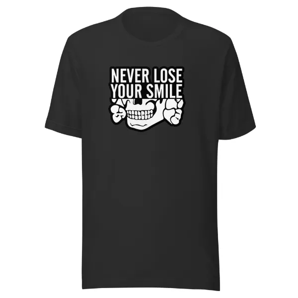 Never Lose Your Smile - Mens • T-shirt • Crew • Premium