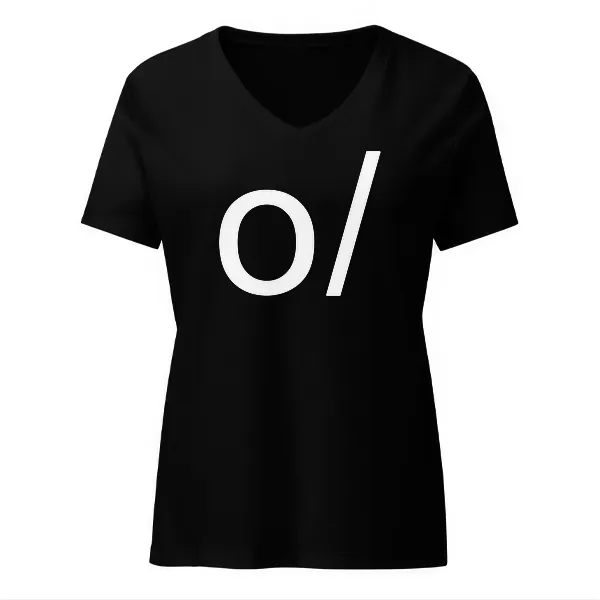 O Backslash - Ladies • T-shirt • V-neck • Premium