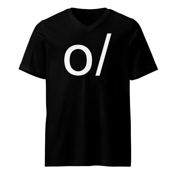 O Backslash - Mens • T-shirt • V-neck • Premium