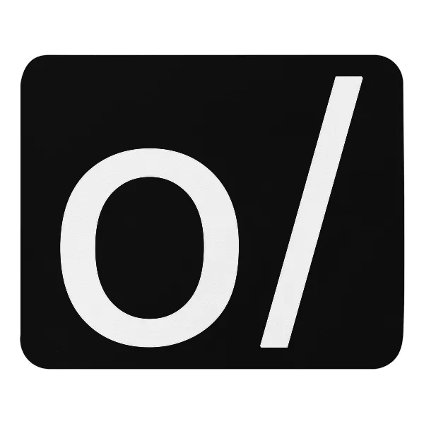 O Backslash - Mouse Pad