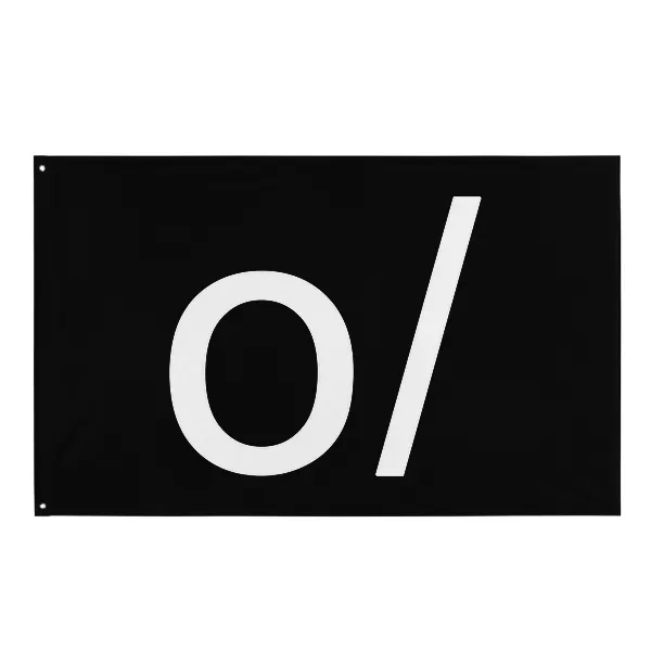 O Backslash - Flag • Small