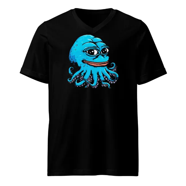 Octo Pepe - Mens • T-shirt • V-neck • Basic