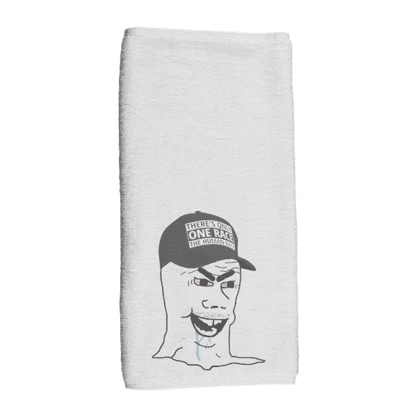One Race Retard - Hand Towel