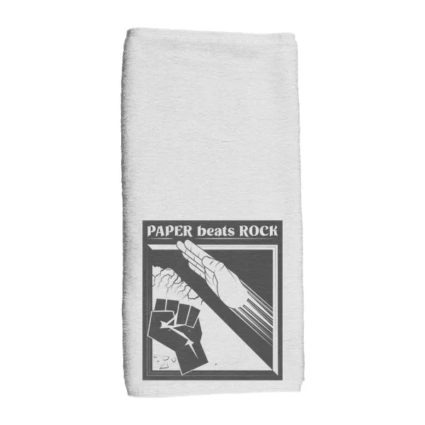 Paper Beats Rocks - Hand Towel