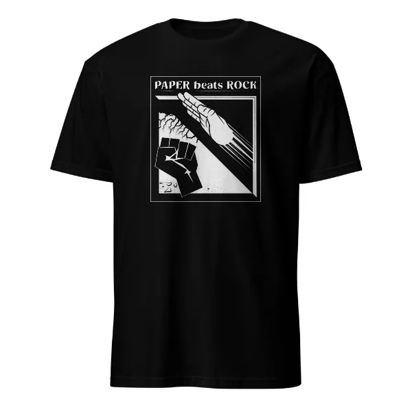 Paper Beats Rocks - Mens • T-shirt • Crew • Basic