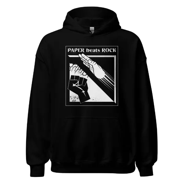 Paper Beats Rocks - Mens • Hoodie • Basic