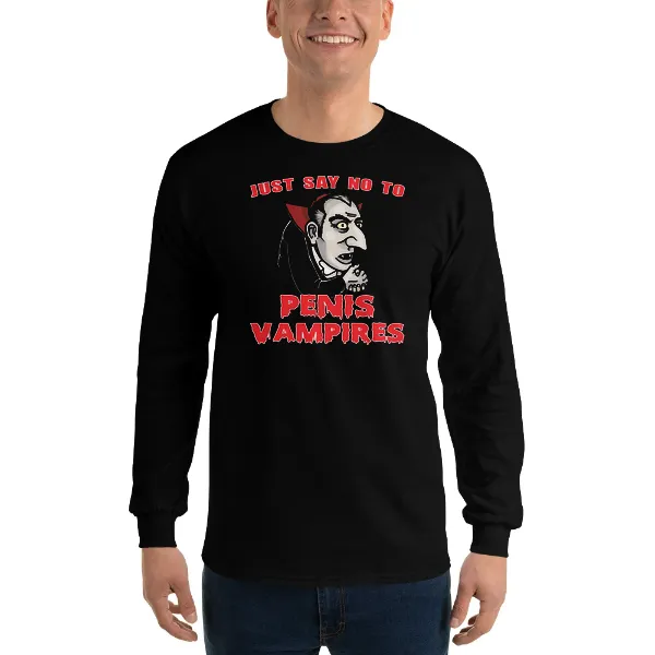 Penis Vampires - Mens • T-shirt • Long Sleeve • Basic