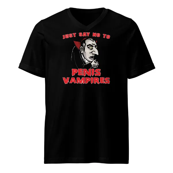 Penis Vampires - Mens • T-shirt • V-neck • Basic
