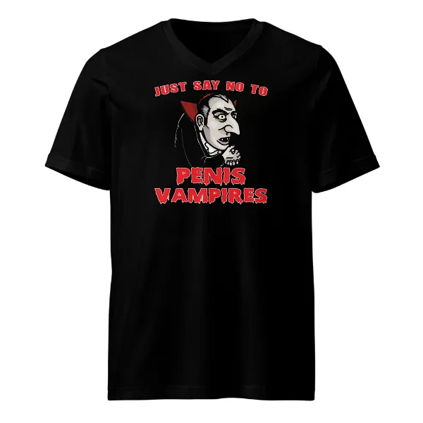 Penis Vampires - Mens • T-shirt • V-neck • Premium