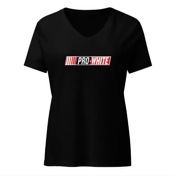 Pro White - Ladies • T-shirt • V-neck • Basic