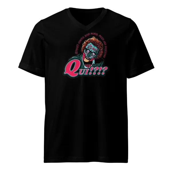 Qui - Mens • T-shirt • V-neck • Premium