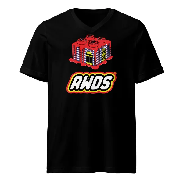 RWDS Logo - Mens • T-shirt • V-neck • Basic