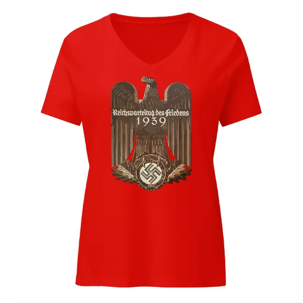 Reichsparteitag - Ladies • T-shirt • V-neck • Premium - Image 3