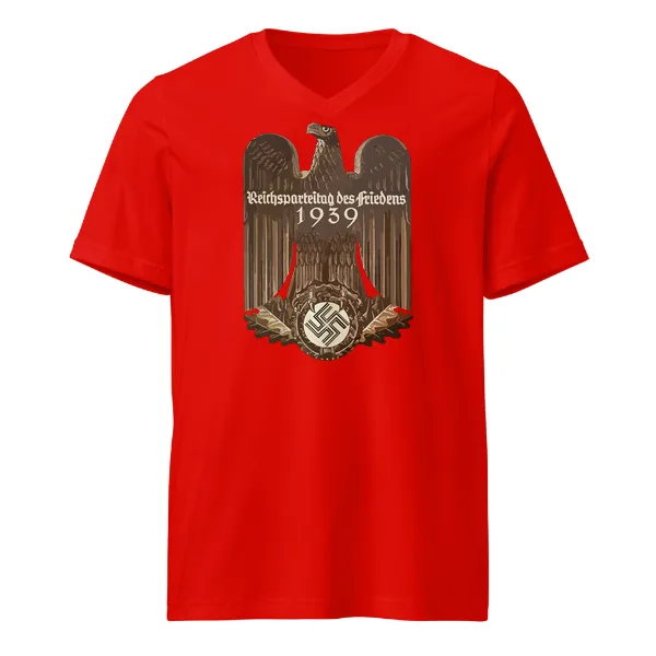 Reichsparteitag - Mens • T-shirt • V-neck • Basic - Image 3