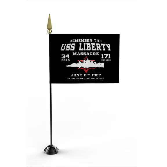 Remember The USS Liberty - Flag • Mini