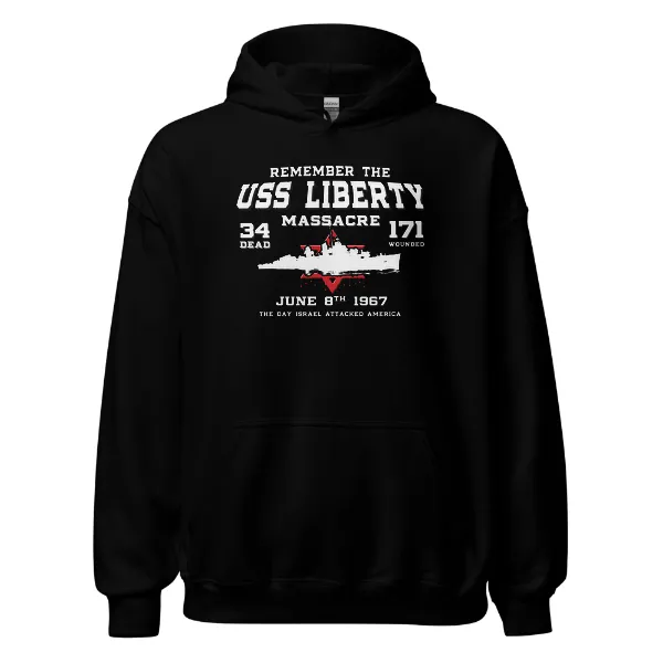 Remember The USS Liberty - Mens • Hoodie • Basic
