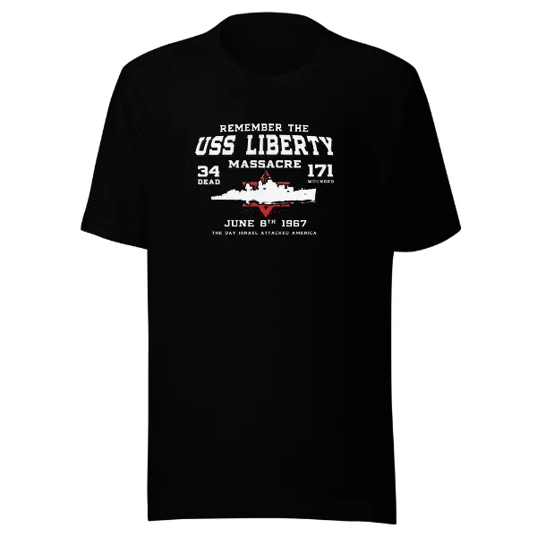 Remember The USS Liberty - Mens • T-shirt • Crew • Premium