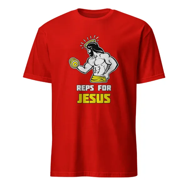 Reps For Jesus - Mens • T-shirt • Crew • Basic - Image 3