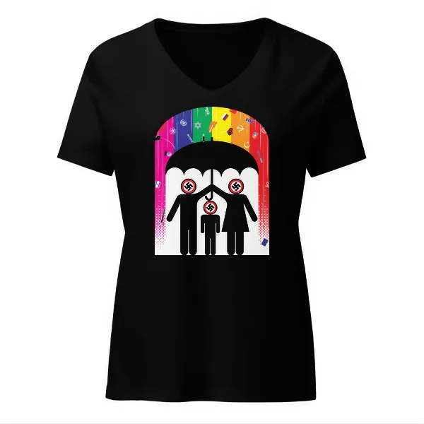 Robinson Family Swastika - Ladies • T-shirt • V-neck • Premium