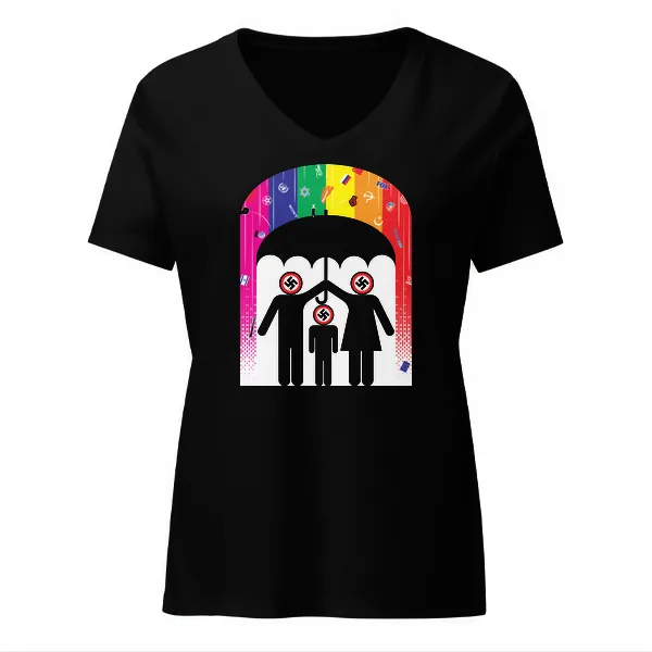 Robinson Family Swastika - Ladies • T-shirt • V-neck • Basic