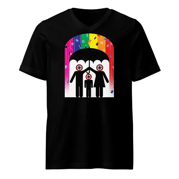 Robinson Family Swastika - Mens • T-shirt • V-neck • Basic