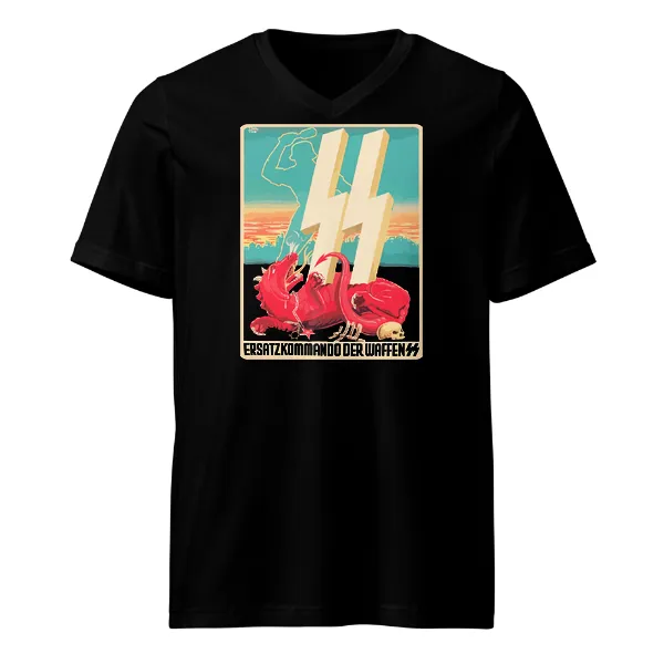 SS Dragon Slayer - Mens • T-shirt • V-neck • Basic