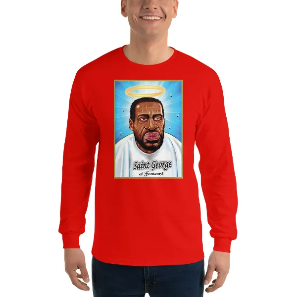 Saint George of Fentanyl - Mens • T-shirt • Long Sleeve • Basic - Image 3