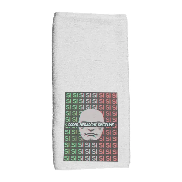 Si Si Si Mussolini - Hand Towel