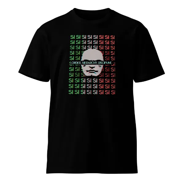 Si Si Si Mussolini - Mens • T-shirt • Crew • Supreme