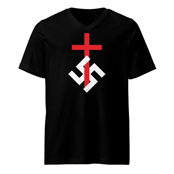 SwastiCross - Mens • T-shirt • V-neck • Premium