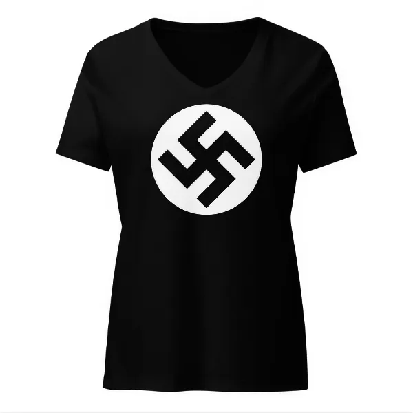 Swastika - Ladies • T-shirt • V-neck • Premium