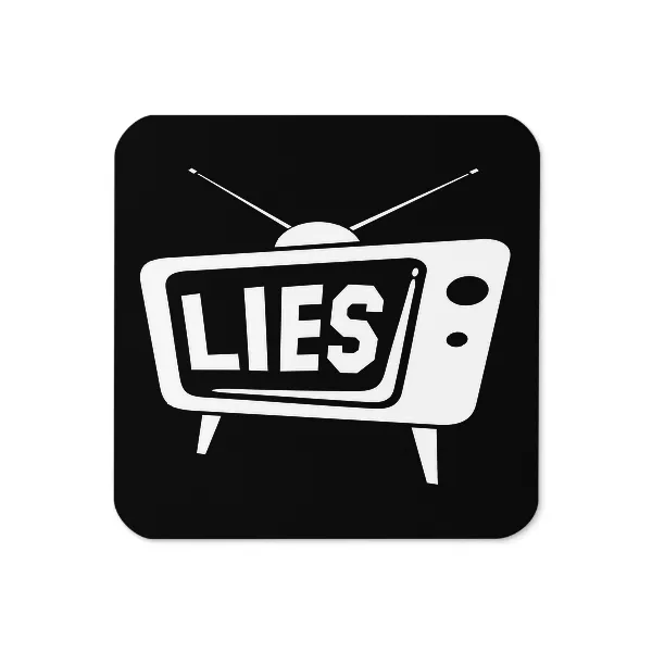 TV Lies - Coaster