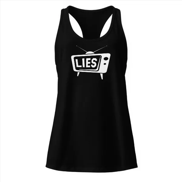 TV Lies - Ladies • Razorback Tank • Premium