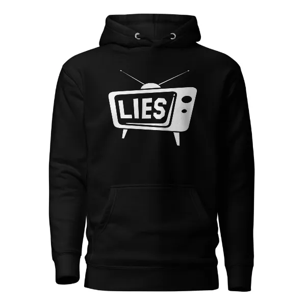 TV Lies - Mens • Hoodie • Premium