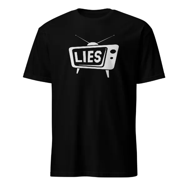 TV Lies - Mens • T-shirt • Crew • Basic